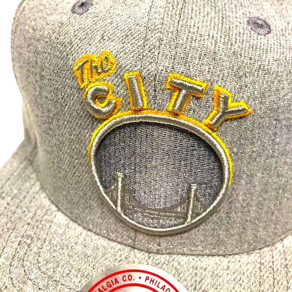 Golden State Warriors SnapBack Hat, Grey, New - Picture 6 of 10